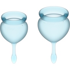  Набор голубых менструальных чаш Feel good Menstrual Cup 