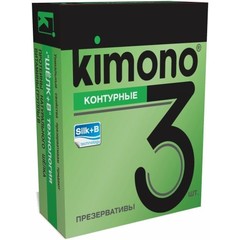  Контурные презервативы KIMONO 3 шт 