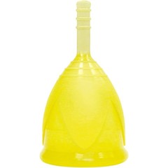  Желтая менструальная чаша размера L 