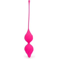  Ярко-розовые вагинальные шарики со смещенным центром тяжести 