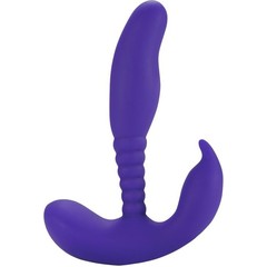  Фиолетовый стимулятор простаты Anal Pleasure Dual Vibrating Prostate Stimulator 13,5 см 