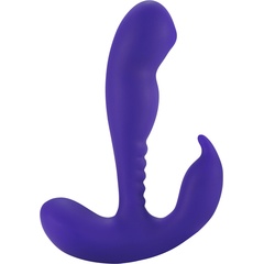  Фиолетовый стимулятор простаты Anal Vibrating Prostate Stimulator with Rolling Ball 13,3 см 