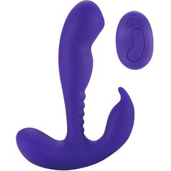  Фиолетовый стимулятор простаты Remote Control Prostate Stimulator with Rolling Ball 13,3 см 