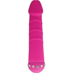  Розовый вибратор SPARKLE SUCCUBI VIBRATING DONG 14,5 см 