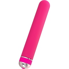  Розовый нереалистичный вибратор Mastick 18 см 