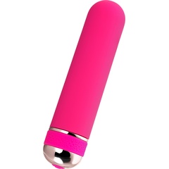  Розовый нереалистичный мини-вибратор Mastick Mini 13 см 