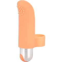  Оранжевая пулька-насадка на палец Finger Tickler 8,25 см 