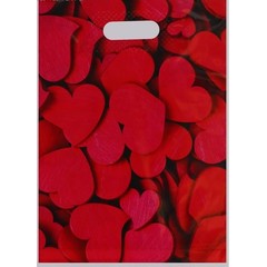  Полиэтиленовый пакет с красными сердечками 31 х 40 см 