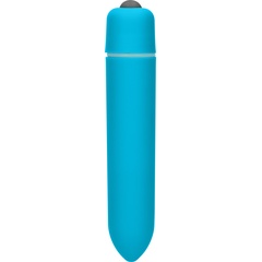  Голубая вибропуля Speed Bullet 9,3 см 