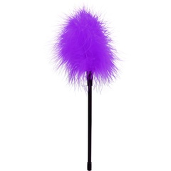  Фиолетовая пуховка Feather 27 см 