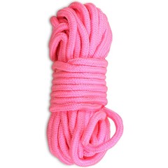  Розовая верёвка для любовных игр 10 м 