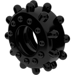  Черное эрекционное кольцо POWER PLUS Cockring 