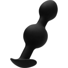  Черная анальная пробка N 90 Self Penetrating Butt Plug 10,4 см 