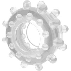  Прозрачное эрекционное кольцо POWER PLUS Cockring 
