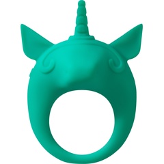  Зеленое эрекционное кольцо Unicorn Alfie 
