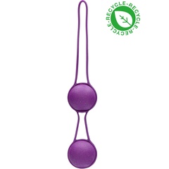  Фиолетовые вагинальные шарики Geisha со шнурком 