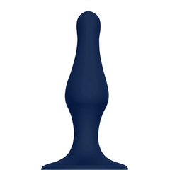  Синяя анальная пробка SILICONE PLUG MEDIUM 12,7 см 