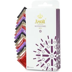 Микс-набор презервативов AMOR Mix 15 шт 