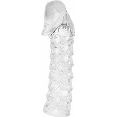  Прозрачная закрытая насадка на пенис BATMAN SLEEVE 11,7 см 