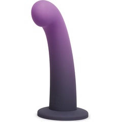  Фиолетовый, меняющий цвет фаллоимитатор Feel It Baby Colour-Changing Silicone G-Spot Dildo 17,8 см 