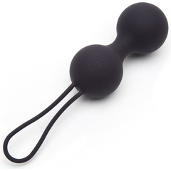  Черные, меняющие цвет вагинальные шарики Inner Goddess Colour-Changing Jiggle Balls 90g 