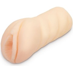  Нежный реалистичный мастурбатор-вагина с рельефной поверхностью 