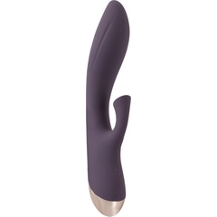  Фиолетовый вибратор-кролик Javida Sucking 21,6 см 