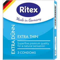  Ультратонкие презервативы RITEX EXTRA DUNN 3 шт 