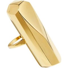  Золотистое кольцо-вибратор Palma Gold Size 7 