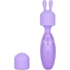  Фиолетовый мини-массажер Rechargeable Mini Massager with Attachments 