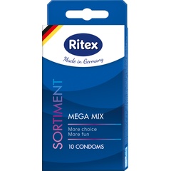  Микс презервативов RITEX SORTIMENT 10 шт 