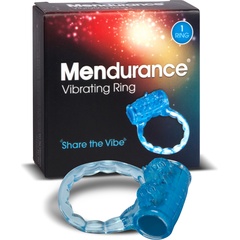  Синее эрекционное кольцо Mendurance Vibrating Ring 