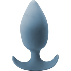  Грязно-синяя анальная пробка со смещенным центром тяжести Gleam 10 см 