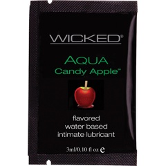  Лубрикант с ароматом сахарного яблока Wicked Aqua Candy Apple 3 мл 
