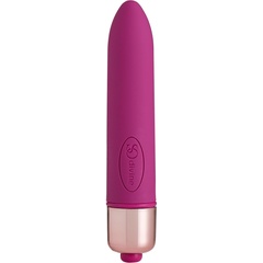  Ярко-розовая гладкая вибропуля Afternoon Delight Bullet Vibrator 9 см 