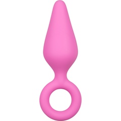  Розовая анальная пробка Pointy Plug 12 см 