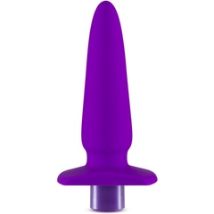  Фиолетовый анальный вибромассажер B5 13,97 см 