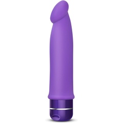  Фиолетовый вибромассажер Purity 19 см 