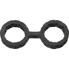  Черные силиконовые наручники Style Bondage Silicone Cuffs Small 