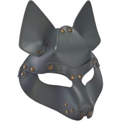  Серая маска Wolf с клепками 