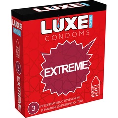  Текстурированные презервативы LUXE Royal Extreme 3 шт 