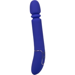  Синий вибратор с поступательными движениями Shameless Slim Thumper 22,75 см 