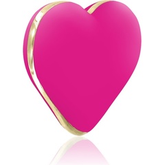  Ярко-розовый вибратор-сердечко Heart Vibe 