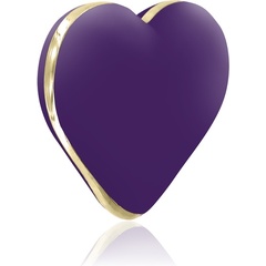  Фиолетовый вибратор-сердечко Heart Vibe 