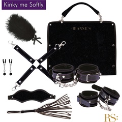  БДСМ-набор в черном цвете Kinky Me Softly 