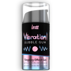  Жидкий интимный гель с эффектом вибрации Vibration! Bubble Gum 15 мл 