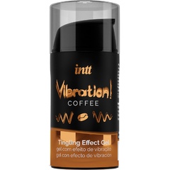  Жидкий интимный гель с эффектом вибрации Vibration! Coffee 15 мл 