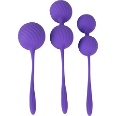  Фиолетовый набор вагинальных шариков 3 Kegel Training Balls 