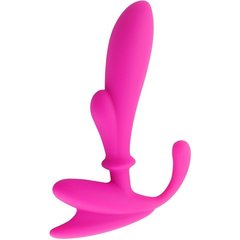  Розовый массажер простаты Anal Pleasure Beginers Prostate Stimulator 14 см 