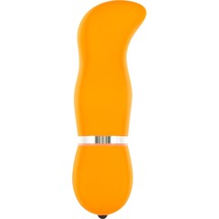  Оранжевый вибромассажер для точки G FUNKY VIBELICIOUS G SPOT 12 см 
